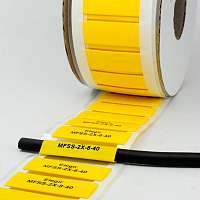 картинка MFSS-2X-8-40-Y (500 шт) Маркер термоусаживаемый, желтый # 21508411 от торгового дома «ТЕХНОКОМ+»