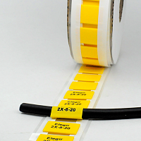 картинка MFSS-2X-8-20-Y (500 шт) Маркер термоусаживаемый, желтый  # 21508211 от торгового дома «ТЕХНОКОМ+»