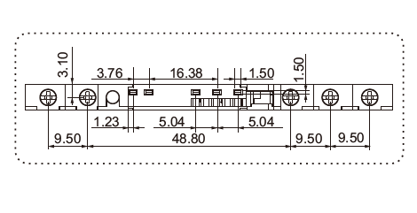 картинка Базовый модуль (колодка) 1CO 12/24 VDC # DPSF05A-E1-00A(H) от торгового дома «ТЕХНОКОМ+»
