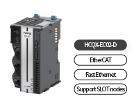 картинка HCQX-EC02-D # Каплер HCFA интерфейс EtherCAT для подключения Q модулей ввода-вывода, до 16 модулей ввода-вывода, с поддержкой SLOT nodes от торгового дома «ТЕХНОКОМ+»