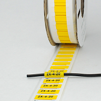 картинка MFSS-2X-4-20-Y (900 шт) Маркер термоусаживаемый, желтый # 21504211 от торгового дома «ТЕХНОКОМ+»
