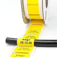 картинка MFSS-2X-12-30-Y (300 шт) Маркер термоусаживаемый, желтый # 21512311 от торгового дома «ТЕХНОКОМ+»