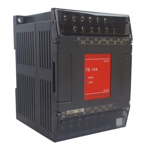 картинка TE-1WG # Модуль удаленного ввода вывода 1 вход для тензодатчика, четырех- или шестипроводная схема подключения, разрешение 24 бита, подключение RS-485, напряжение питания 24В от торгового дома «ТЕХНОКОМ+»