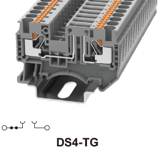 картинка Клемма для установки втычных модулей # DS4-TG-01P-11-00A(H) от торгового дома «ТЕХНОКОМ+»